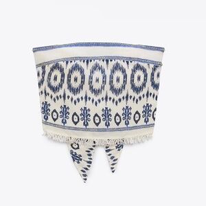 Beaded tied tube top